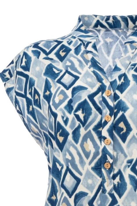 NED lucie sl denim ikat woven